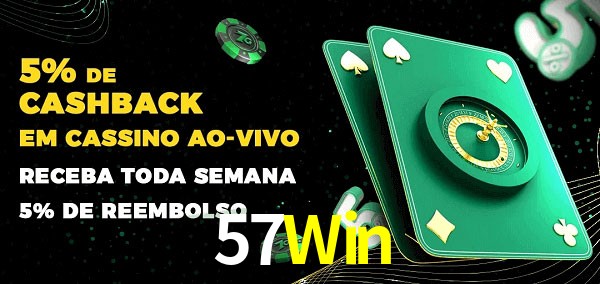 Promoções do cassino ao Vivo 57Win